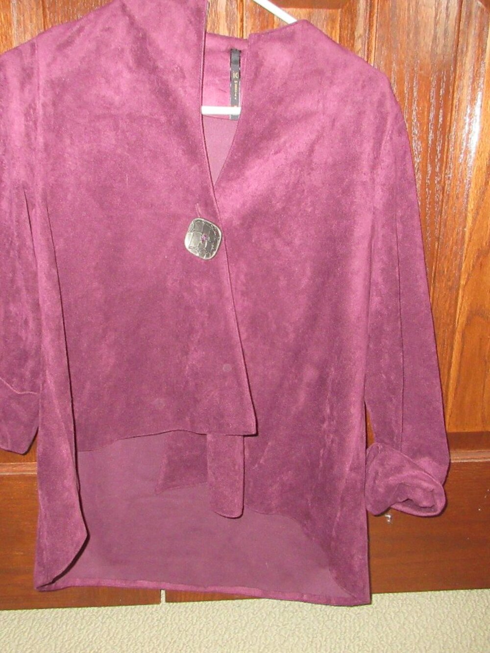 IC Eggplant Ultra Suede Avantgard Jacket